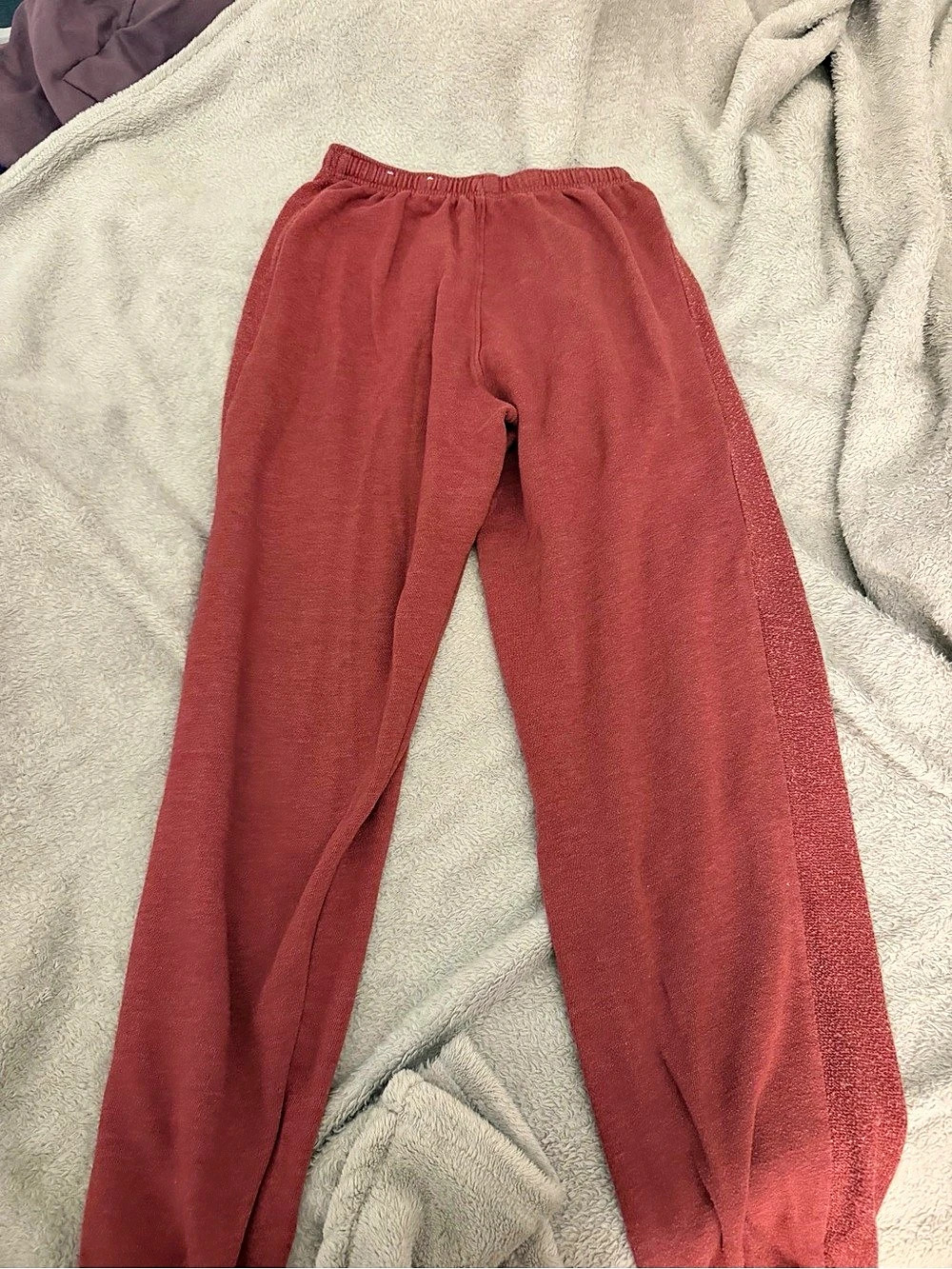 So Lounge Lite Jogger Pants in Red Size Small Like New